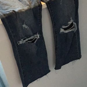 Cropped flair jeans